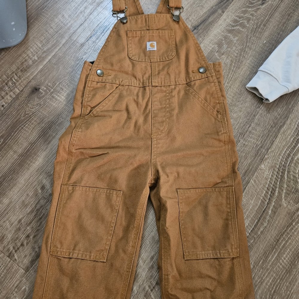 Carhartt Brown Kids One Piece Overalls